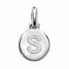 Pendentif Rond Initiale au choix Argent 925