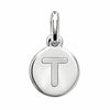 Pendentif Rond Initiale au choix Argent 925