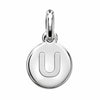 Pendentif Rond Initiale au choix Argent 925