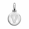 Pendentif Rond Initiale au choix Argent 925