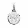 Pendentif Rond Initiale au choix Argent 925