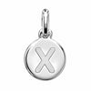 Pendentif Rond Initiale au choix Argent 925