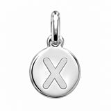 Pendentif Rond Initiale au choix Argent 925