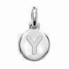 Pendentif Rond Initiale au choix Argent 925