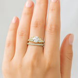 Duo Bagues Isolde - Plaqué Or Fiancaille