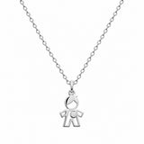 Pendentif Silhouette Garçon Argent