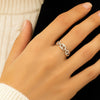 Bague Kaffe - Grain de Café Argent