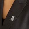 Broche Vivie - Hibou Argent 925