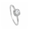 Bague Aydan - Argent & Zirconium Carré