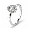 Bague Nissy - Poire Argent Oxyde Zirconium