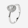 Bague Nissy - Poire Argent Oxyde Zirconium