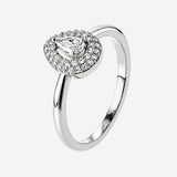 Bague Nissy - Poire Argent Oxyde Zirconium