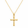 Pendentif Caitlyn - Grande Croix Plaqué Or 18 carats