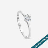 Bague Bahia - Solitaire Argent Zirconium