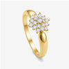 Bague Pavel - Pétale de Fleur Zirconium