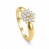 Bague Pavel - Pétale de Fleur Zirconium