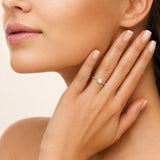 Bague Soane - Zircon & Plaqué Or