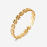 Bague Quatra - Popcorn Plaqué Or