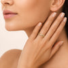 Bague Infini - Plaqué Or et Strass