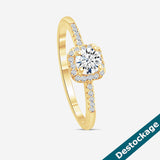 Bague Soane - Zircon & Plaqué Or
