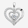 Pendentif Grand Coeur Argent 925