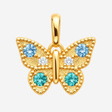 Pendentif Aveline - Papillon Plaqué Or