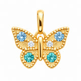 Pendentif Aveline - Papillon Plaqué Or