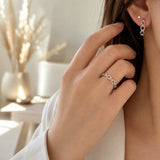 Bague Lunevia - Chaîne Argent Femme
