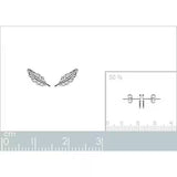 Puce d'Oreille - Plume Argent 925
