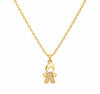 Pendentif Almeo - Silhouette Enfant Garçon Plaqué Or