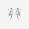 Boucle d'oreille Hoy - Gecko Lezard Argent