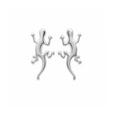 Boucle d'oreille Hoy - Gecko Lezard Argent
