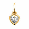 Pendentif Isalide - Mini Coeur Plaqué Or