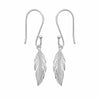 Boucle d'oreille Ivy - Plume Pendante Argent