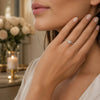 Bague Emeris - Petit Coeur Argent Zirconium