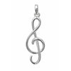 Pendentif Ayota - Clé de Sol Argent 925 Rhodié