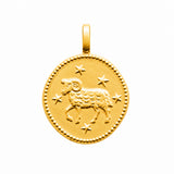 Pendentif Assa - Signe Astrologique Plaqué Or