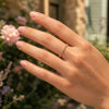 Bague Quatra - Popcorn Plaqué Or