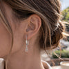 Boucle d'Oreilles Mendy - Dormeuses Ovale Argent