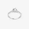 Bague Calandra - Fiançaille Solitaire Pavé Argent