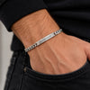 Bracelet Siza - Gourmette Argent Personnalisée Homme/Femme