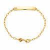 Bracelet Axi - Gourmette Femme Plaqué Or avec Gravure