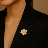 Broche Ciela - Fleur Tahitienne Or