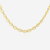 Collier Coffee - Chaîne Grain de Café Plaqué Or Femme