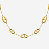 Collier Azali - Maille Marine Acier Inoxydable Doré