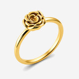Bague Ailyn - Rose Fleur Plaqué or