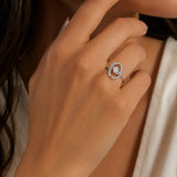 Bague Bale - Argent Ovale Femme Zircon