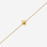 Bracelet Waly - Petit Losange Plaqué Or