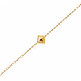 Bracelet Waly - Petit Losange Plaqué Or