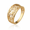 Bague Selima - Arabesque Large Plaqué Or